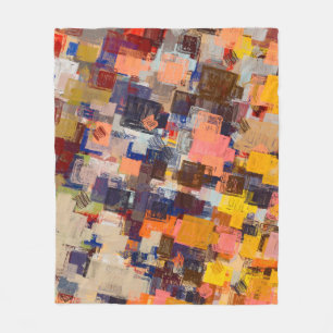 Modern art drawing. Digital texture wallpaper. Art Fleece Blanket