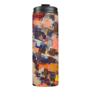 Modern art drawing. Digital texture wallpaper. Art Thermal Tumbler