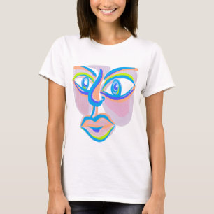 Modern Art Face T-Shirt