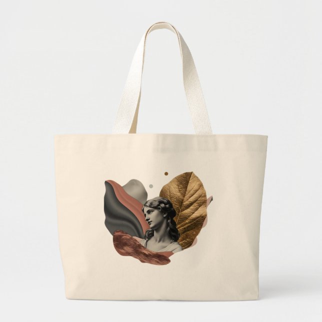 Modern Art featuring Timeles Grace of Venus  Large Tote Bag (Front)