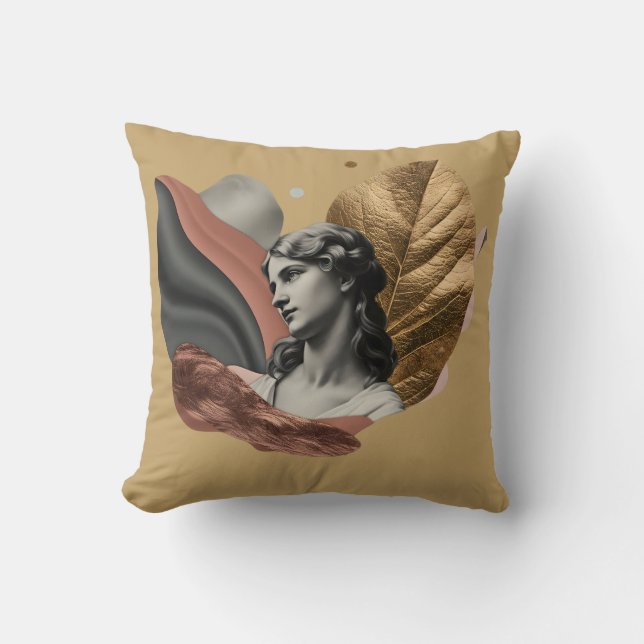 Modern Art featuring Timeless Grace of Venus Cushion (Front)