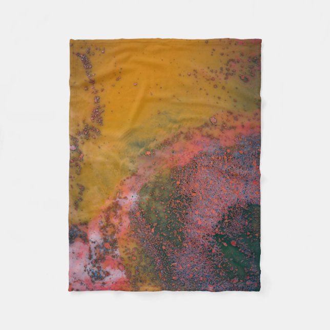 Modern art fleece blanket (Front)