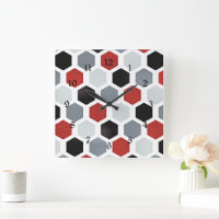 Modern Art Hexagon Pattern