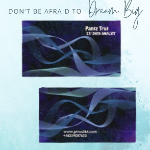  Modern Art  IT Data Analyst  Business Card