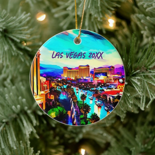 Modern Art Las Vegas Ceramic Tree Decoration (Tree)