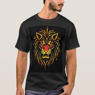 Modern Art Lion T‑Shirt – Artistic Lion Graphic Te T-Shirt
