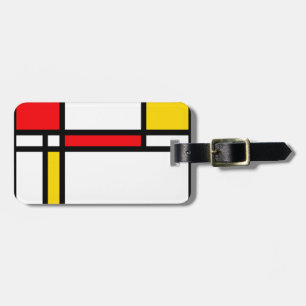 Modern Art Luggage Tag