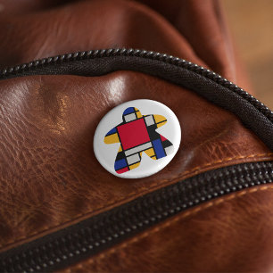 Modern Art Meeple Button