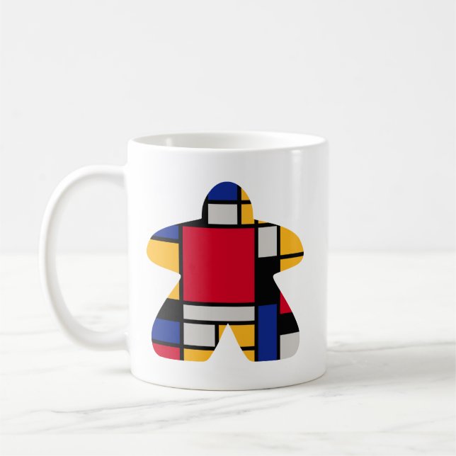 Modern Art Meeple Mug (Left)