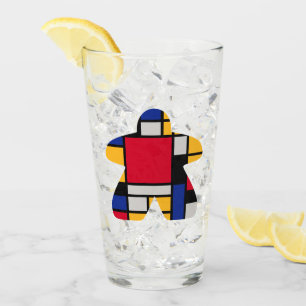 Modern Art Meeple Tumbler