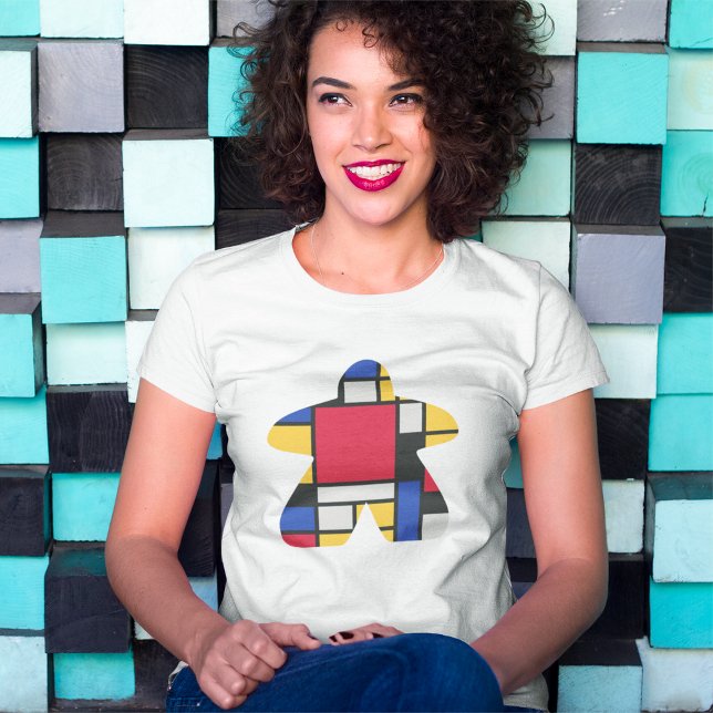 Modern Art Meeple Womens Shirt (Creator Uploaded)