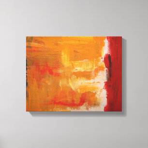 Modern Art - Minimalist Abstract Art Wrapped Canva Canvas Print