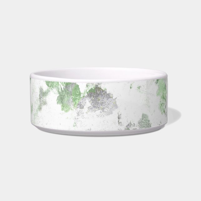Modern art of flower pattern and wall texture mix bowl (Front)