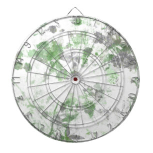 Modern art of flower pattern and wall texture mix dartboard