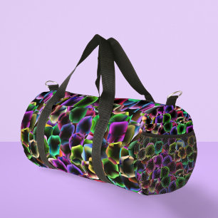 Modern Art Petunias Print Cut Sew Bag