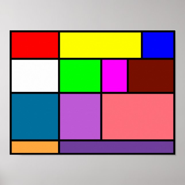 Modern Art Poster (Front)