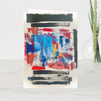 Modern Art Stationary Card