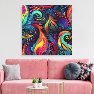 Modern Art Stretched Canvas Print