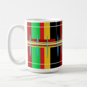 Modern art stripes neat abstract coffee mug