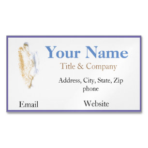 Modern Artistic Business Design Magnetic Business Card