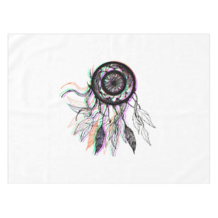 Modern Artistic Native American Dreamcatcher Tablecloth