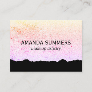 Modern Artistic Speckled Business Card