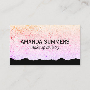 Modern Artistic Speckled Business Card