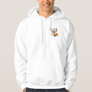 Modern Artistic Statue with Butterflies & Hoodie
