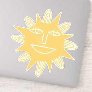 Modern Artsy Sun Trendy Drawing