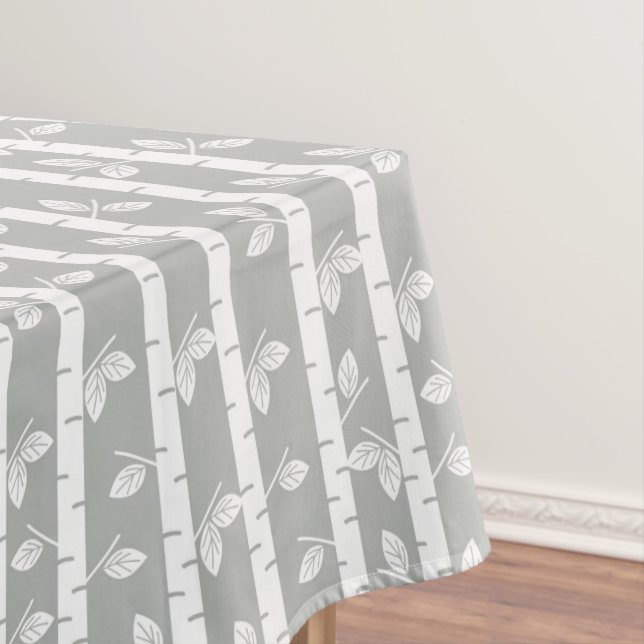 Modern Aspen Trees Tablecloth (In Situ)