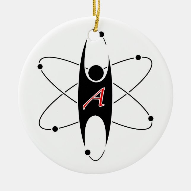 Modern Atheism logo ornament (Front)
