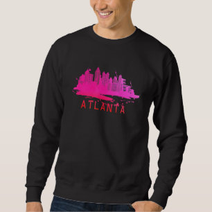 Modern Atlanta Cityscape Souvenir Atlanta Skyline Sweatshirt