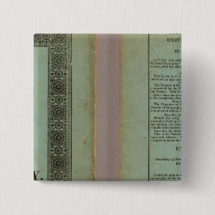 Modern atlas 15 cm square badge