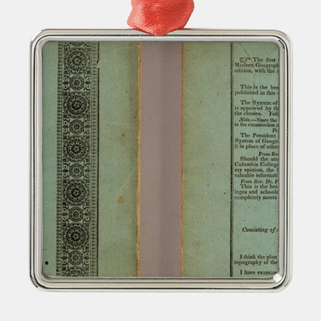 Modern atlas metal tree decoration (Front)