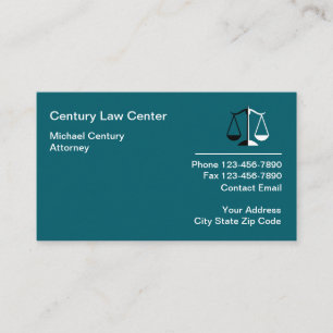 Modern Attorney Logo Business Cards Design