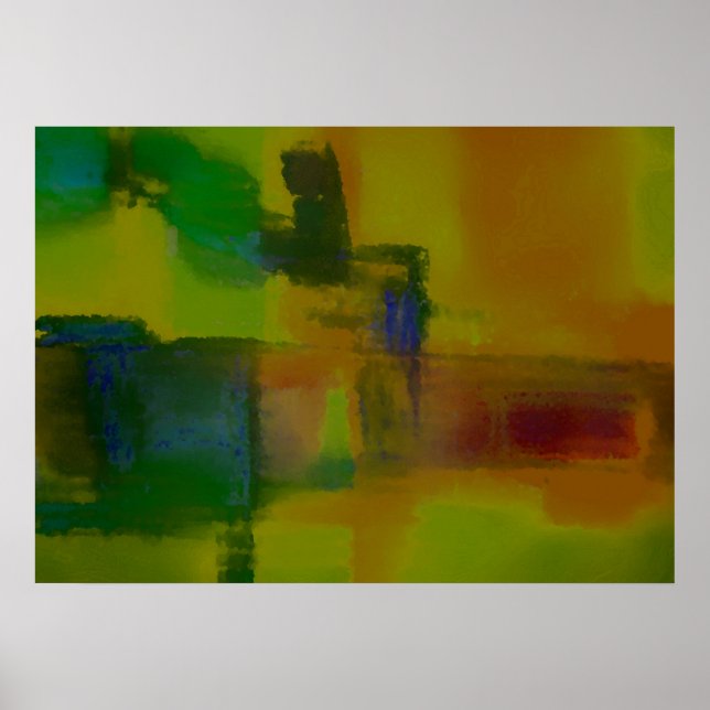 Modern Attractive Charming Abstract Art Print (Front)
