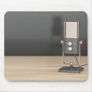 Modern audio microphone mouse pad