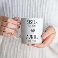 Modern Aunt Gift Promoted to Aunt Gift New Auntie 