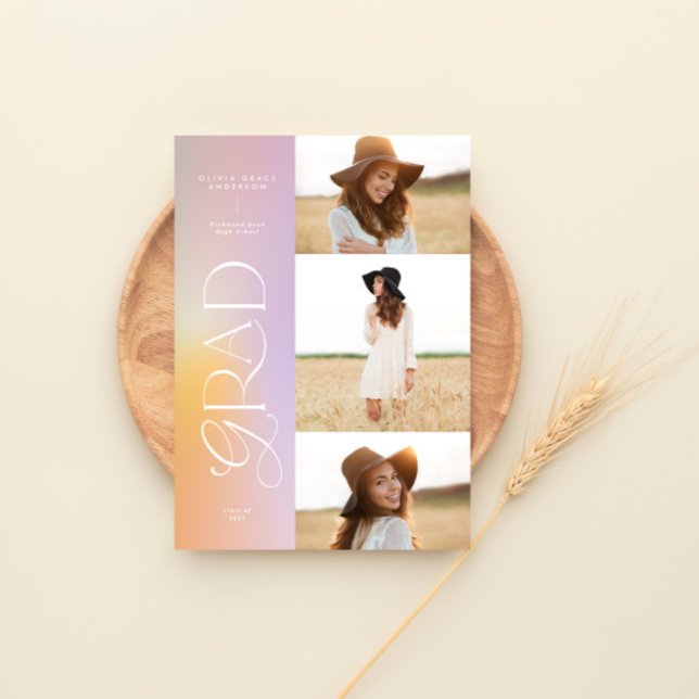 Modern aura pink colourful typography multi photo (Creator Uploaded)