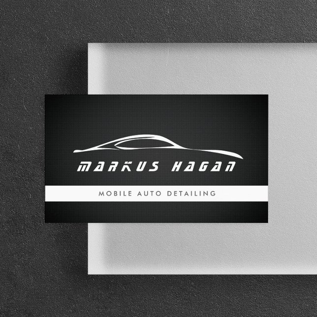 MODERN AUTO DETAILING, AUTO REPAIR BUSINESS CARD (Creator Uploaded)