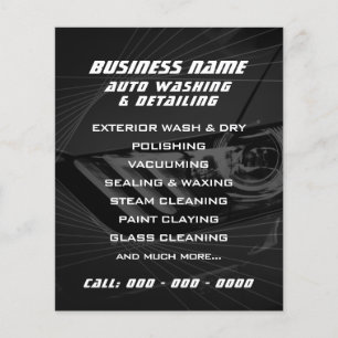 Modern automotive geometric flyer