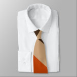 Modern Autumn Abstract Wavy Lines in Earth Tones   Tie<br><div class="desc">Modern Autumn Abstract Wavy Lines in Earth Tones Neck Tie</div>