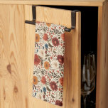 Modern Autumn Fall Botanical Floral  Tea Towel<br><div class="desc">Modern Autumn Fall Botanical Floral boho Pattern</div>