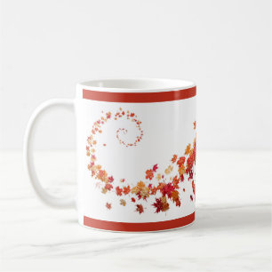 Modern Autumn Foliage Coffee Mug