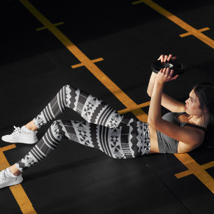 Modern Aztec Art Leggings