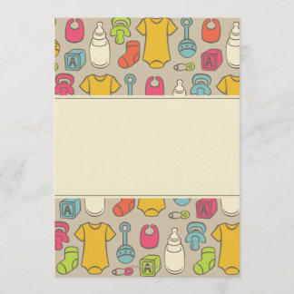 Modern Baby Gear Baby Shower Invitations