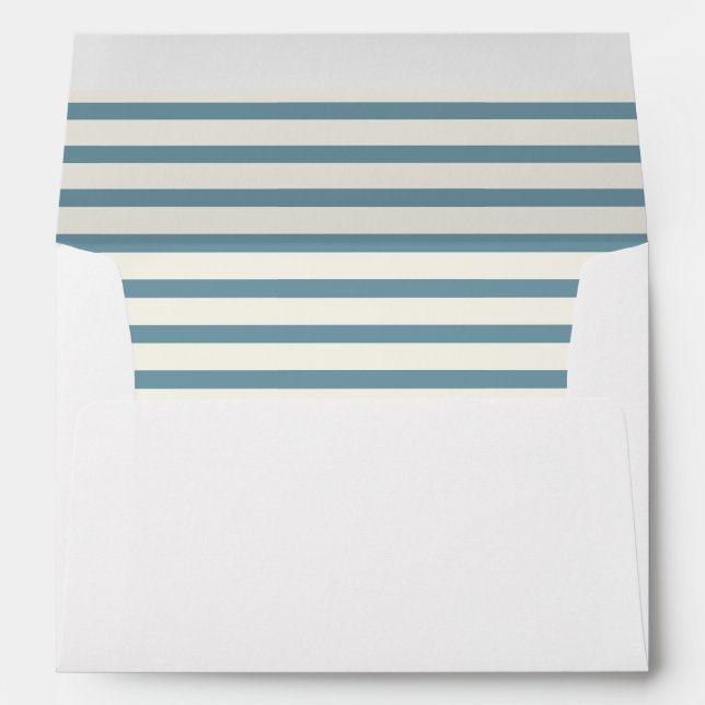 Modern Baby Shower Address Envelope (Back (Bottom))