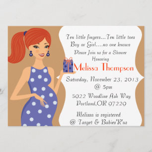 Modern Baby Shower Invitation