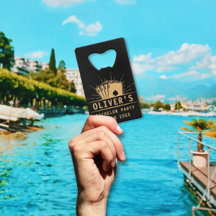 Modern Bachelor Party Poker Playing Card Casino