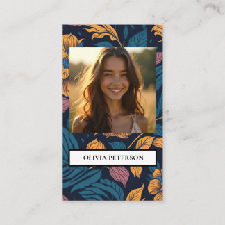 Modern Background Business Card Editable Template